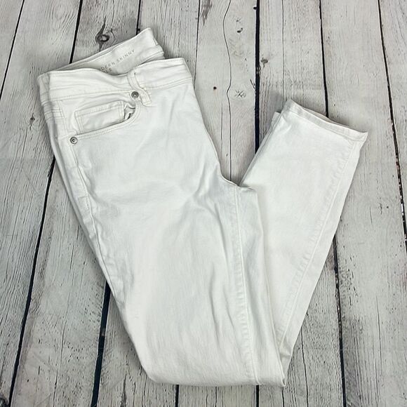 Loft White Modern Skinny Ankle Denim size 6 - Picture 1 of 6